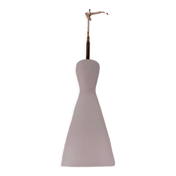 Suspension in opaline design 70s