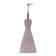Suspension en opaline design années 70
