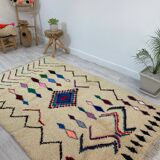 Handmade Moroccan Berber carpet 234 x 153 CM