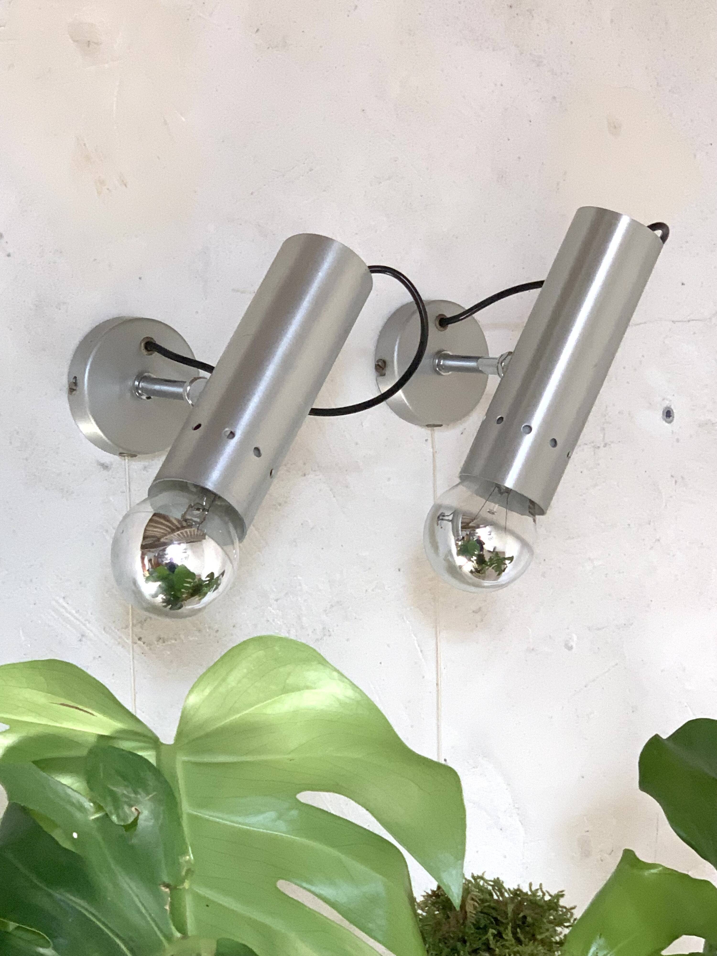 Vintage wall spotlights