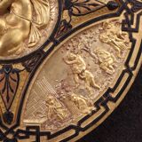 19th century gilded wooden shield signed F. Barbedienne Paris