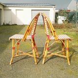 Pairs of Parisian bistro chairs Maison Drucker model Fouquet's N°2
