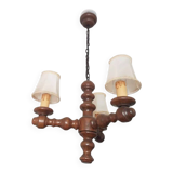 Antique wooden chandelier