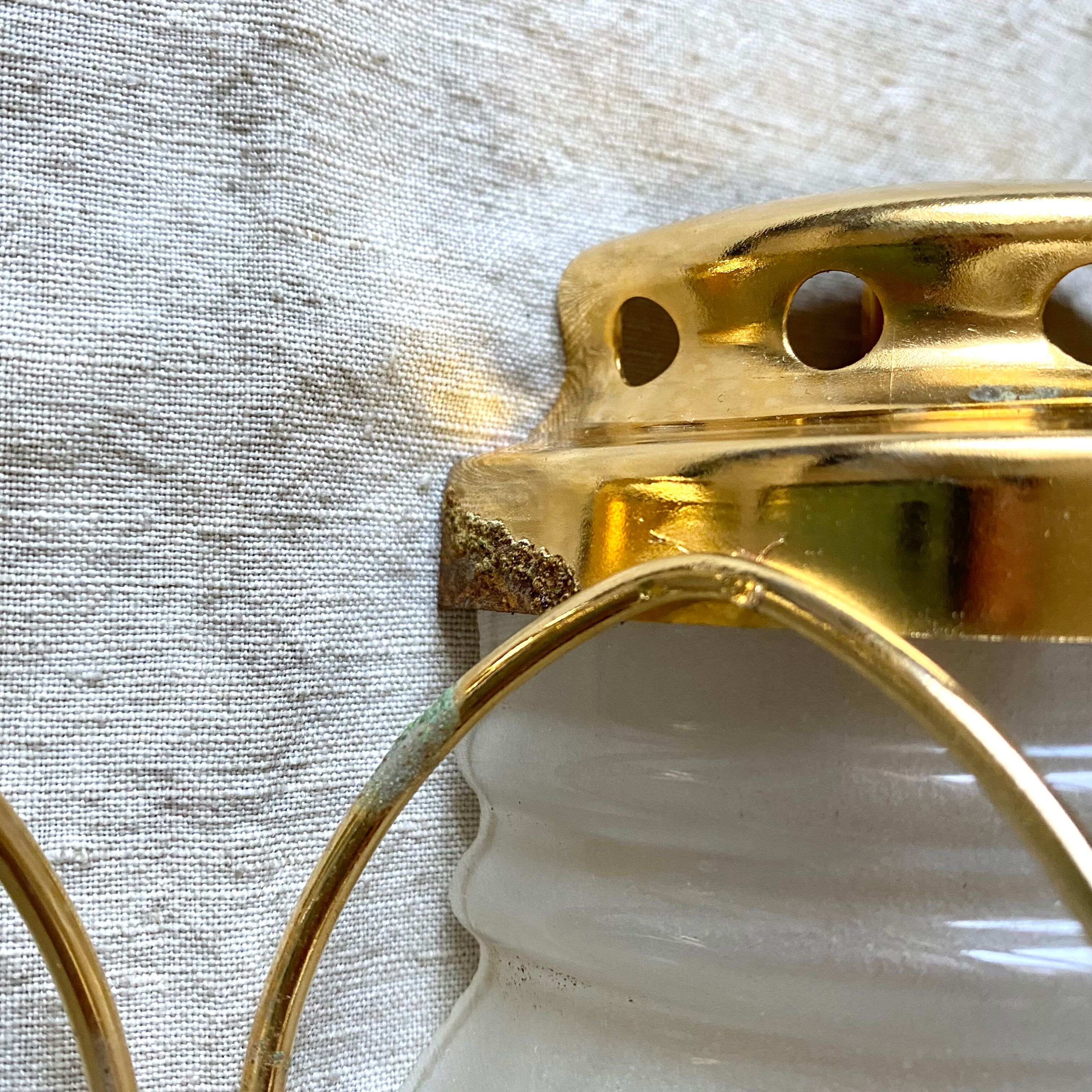 Vintage marine wall lamps