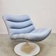 Fauteuil pivotant vintage design hollandais Geoffrey Harcourt Artifort F978