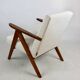 Vintage B-310 VAR white structured bouclé armchair 1970s - 2 pieces available