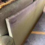 Seat / vintage moss green sofa