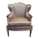Fauteuil - Bergère à oreilles de style Louis XVI
