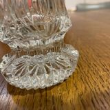 Hofbauer engraved crystal vase