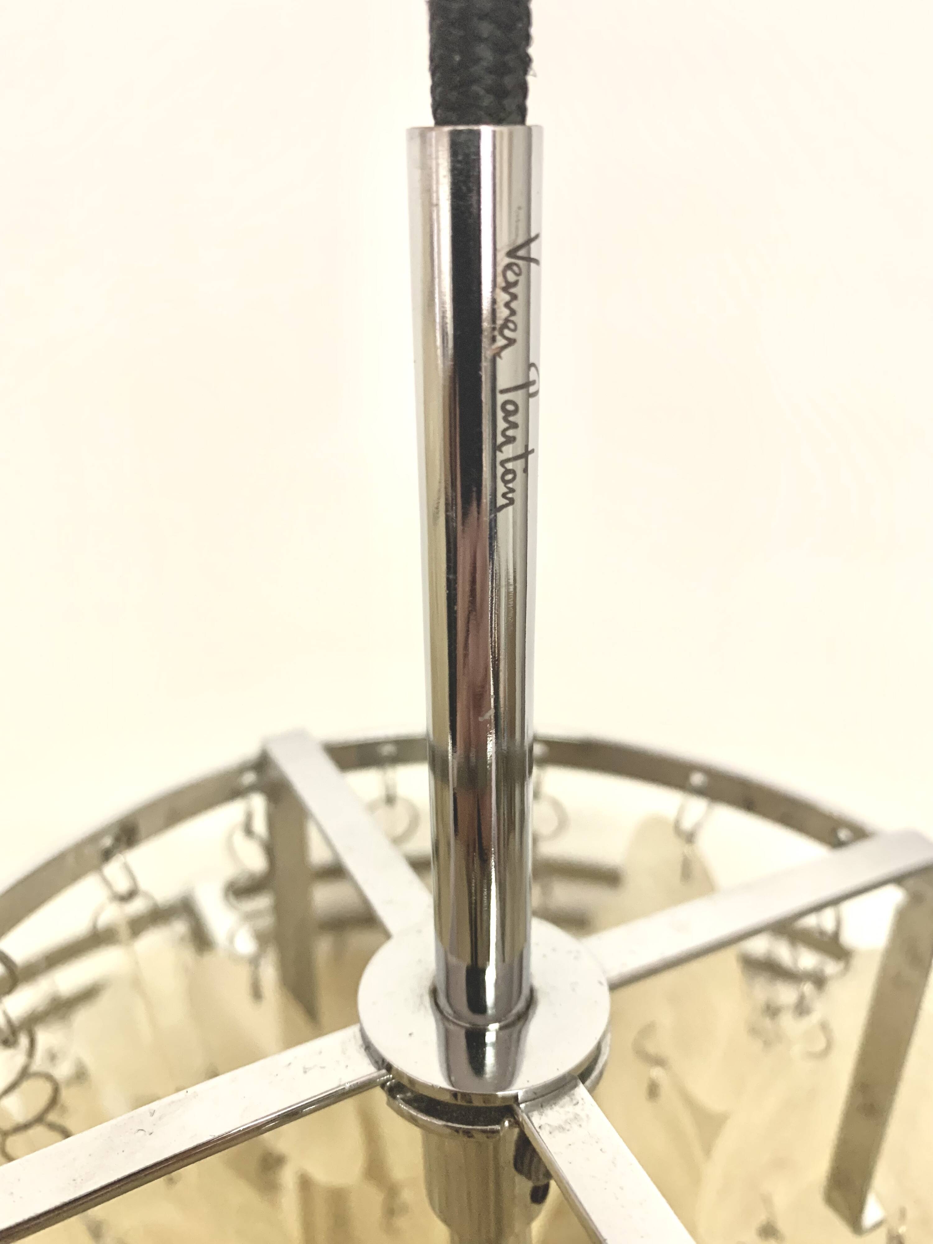 Verner Panton "Fun" pendant lights produced by Frandsen - 2 available