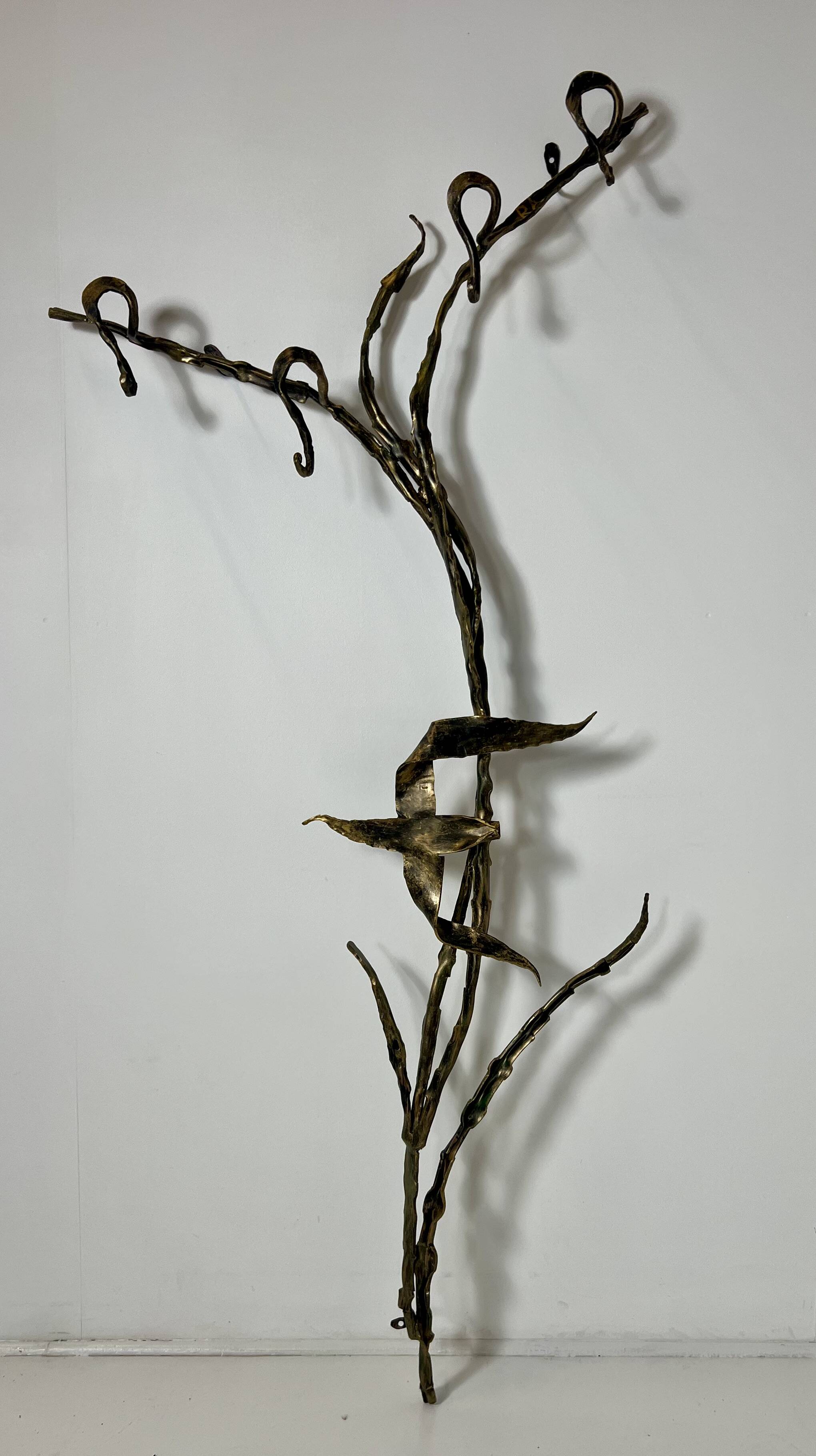 Coast Rack, Bronze, Signed, Italy, 1974
