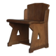 Chaise d'appoint traditionnelle hollandaise en chêne. Années 1920