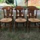Set de 6 chaises paillées Louis Philippe