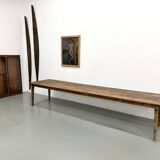 Large XXL Farm Table in Pine – Tapered Legs – L367 cm