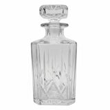 Vintage cut glass whisky carafe