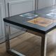Belarti chrome ceramic coffee table