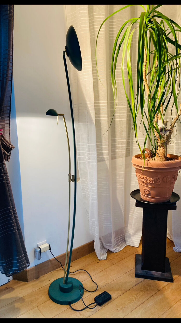Floor lamp goupil creation made in france making halogen and e-reader (available)