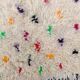 Colourful polka dot Berber bedroom rug