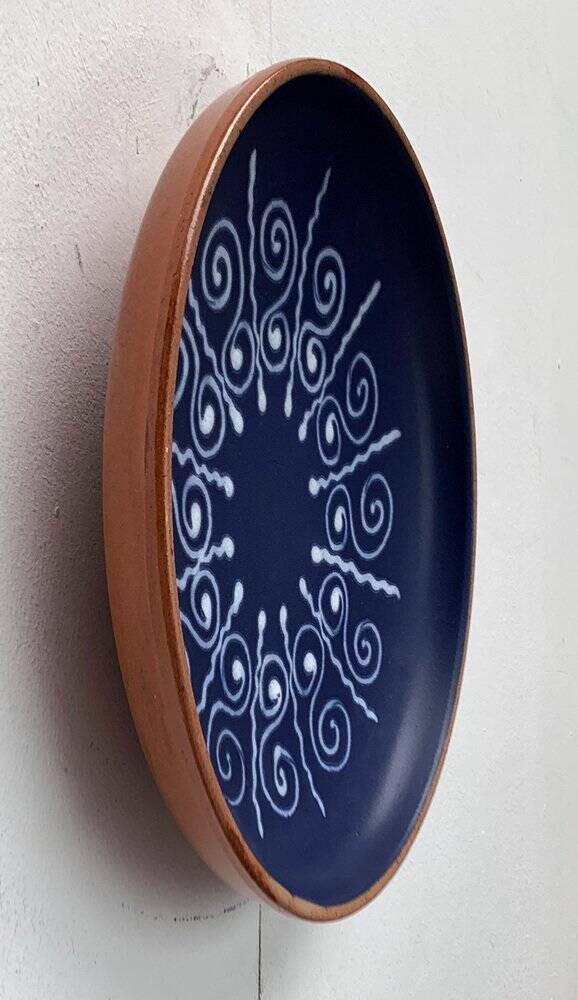 Mid-century ceramic wall plaque, 1960s