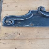 Old carved wooden pediment