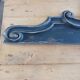 Antique carved wooden pediment