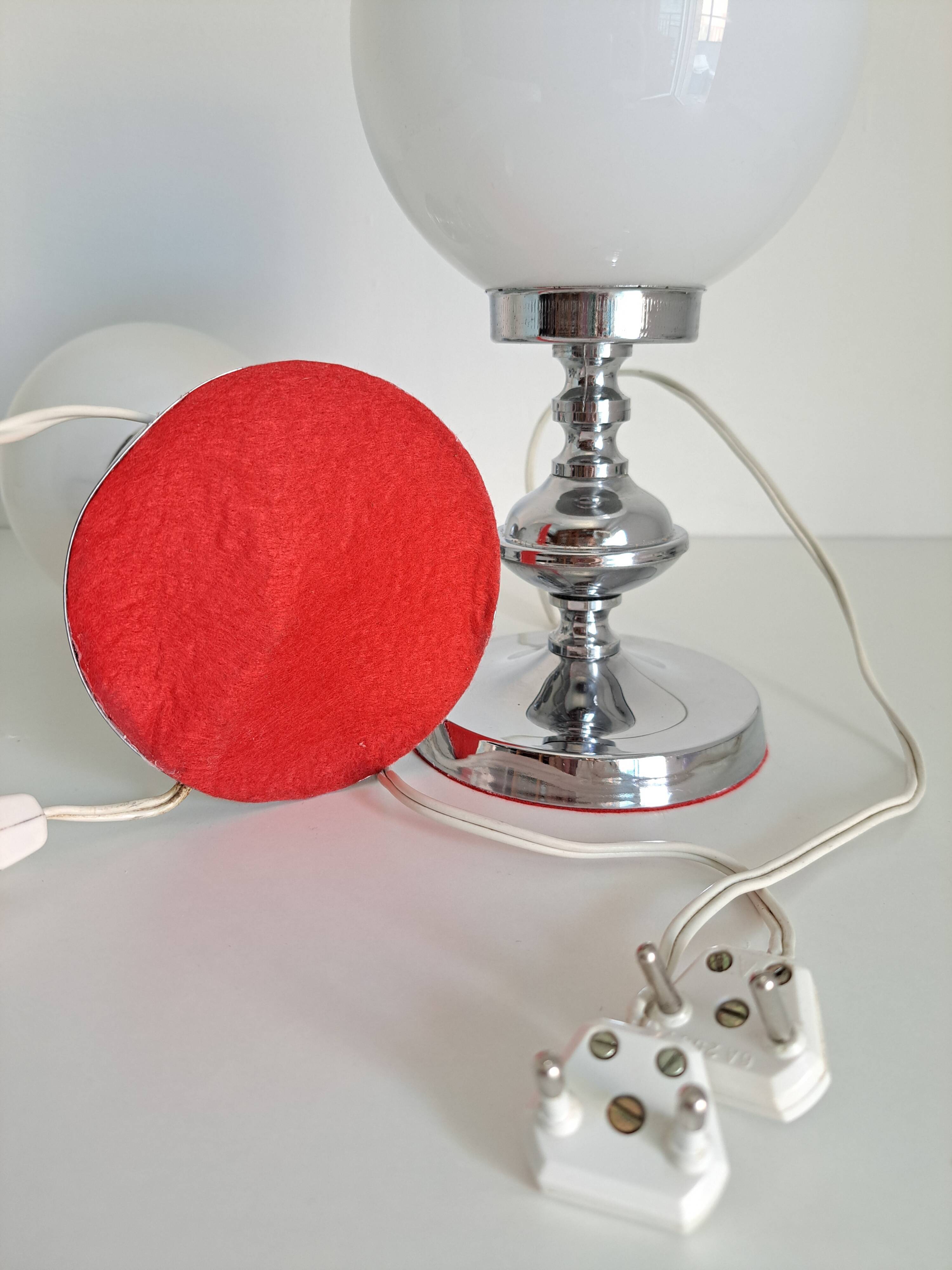 Pair of classic bedside lamps