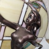 Art Nouveau lamp/ Art Deco dancer