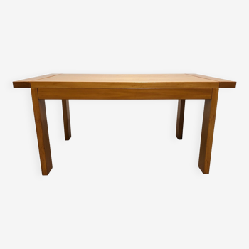 Maison Regain brutalist dining table in solid elm from the 70s/80s