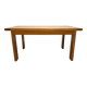 Maison Regain brutalist dining table in solid elm from the 70s/80s