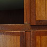 Armoire en teck, design danois, années 1970, fabricant : Omann Jun