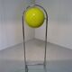 Lampe de sol en pot de fleurs jaune Cosack des années 1960-70.