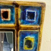 Mid-Century Modern Ceramic Mirror