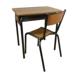 Schoolboy desk and his chair