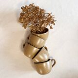 French stoneware cup and saucer