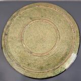 Plat en terre cuite vernissée du Dauphiné Vers 1950