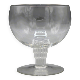 Beautiful crystal glass signed lalique france bamboo model