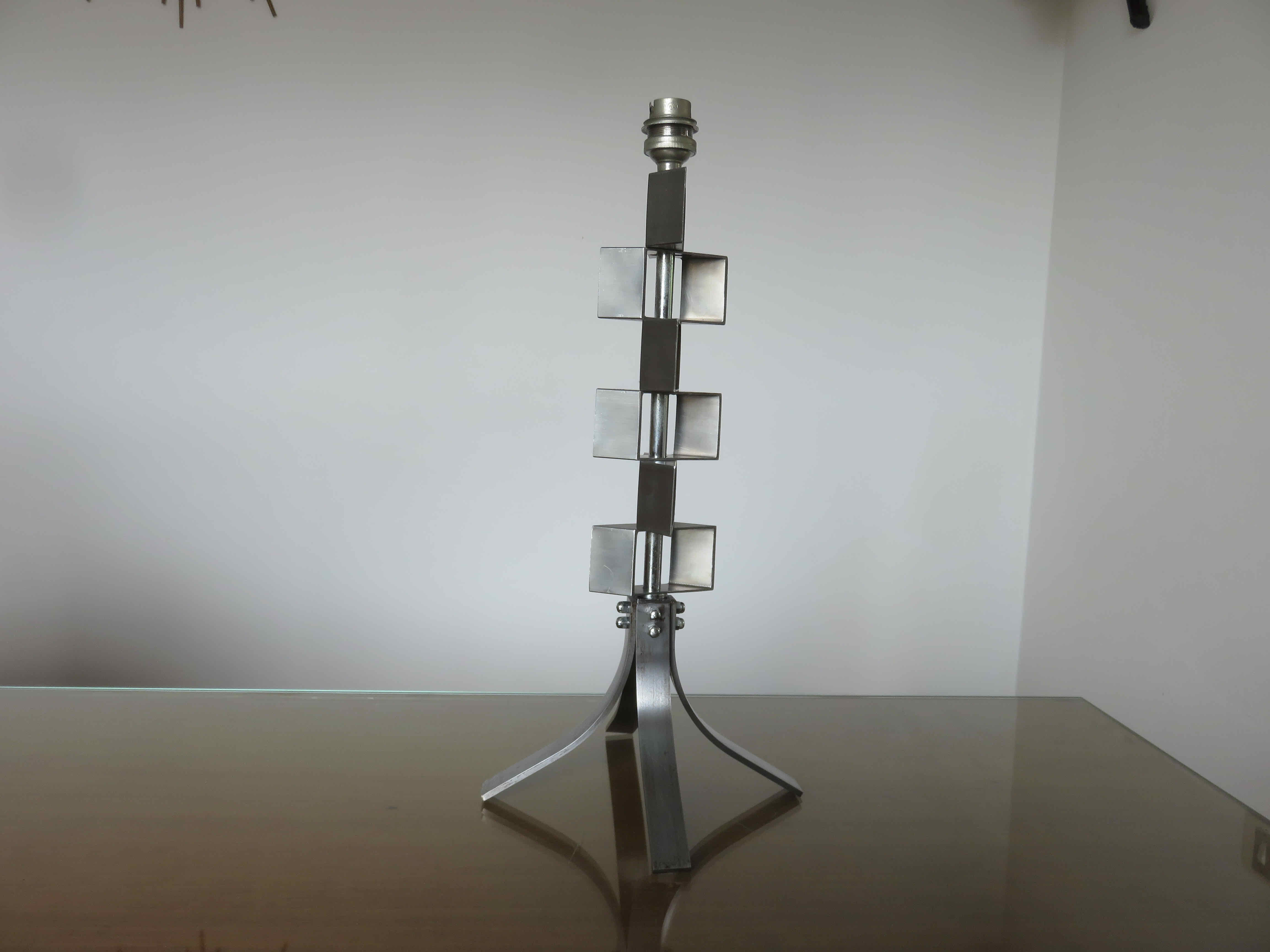 Stainless steel lamp 70s