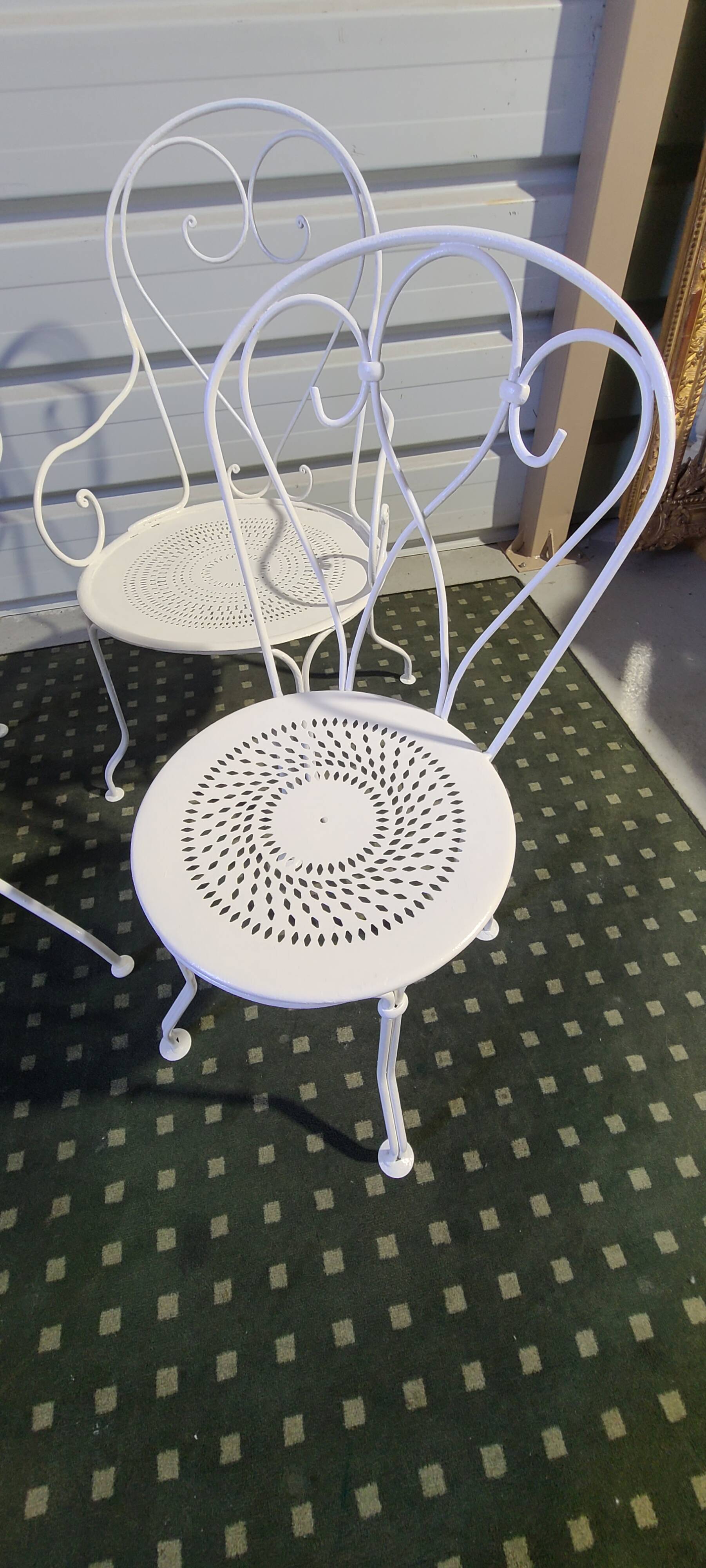 Mid-Century Garden Furniture in Wrought Iron