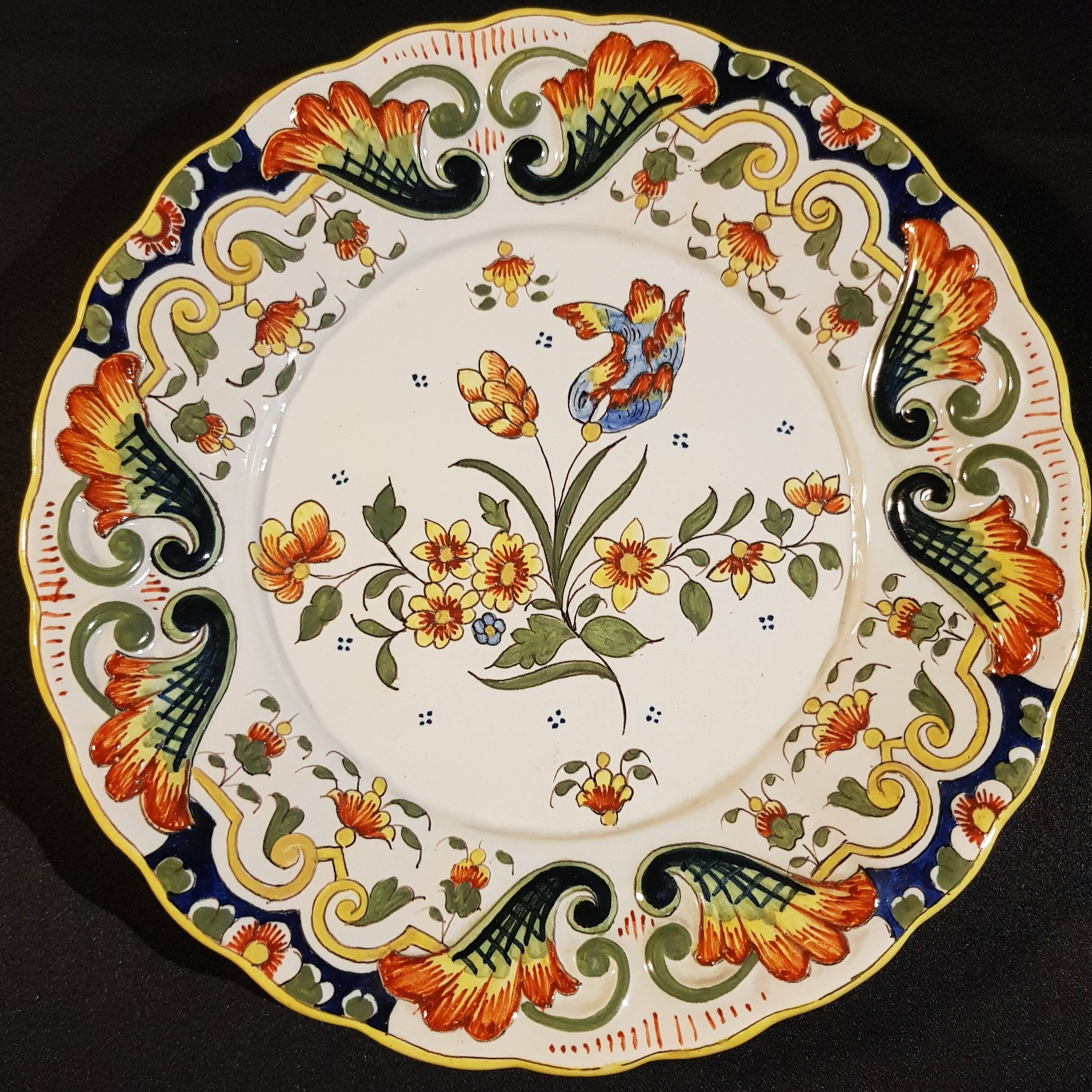 Small plate Old Rouen