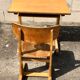 Bureau vintage enfant Casala avec chaise