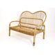 Small Italian rattan sofa from the 60s.