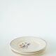 Set of 5 dessert plates Salins, hand-painted flower patterns, 1950.
