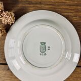 Set of 6 old hollow plates