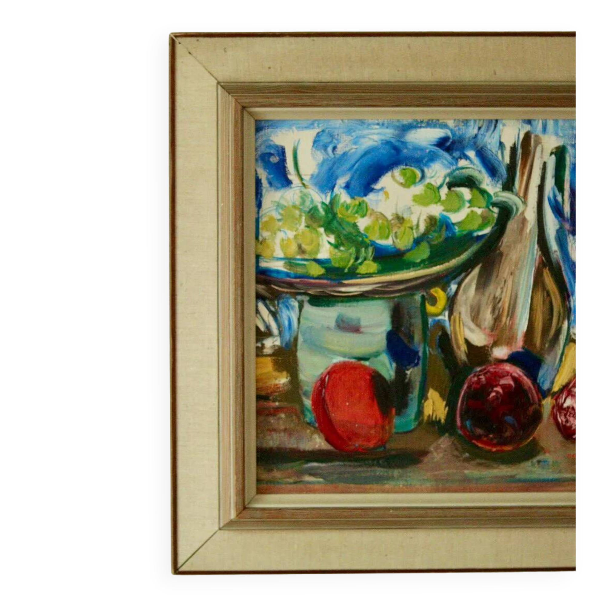 Original Swedish oil on panel – still life by Martin Sjöblom