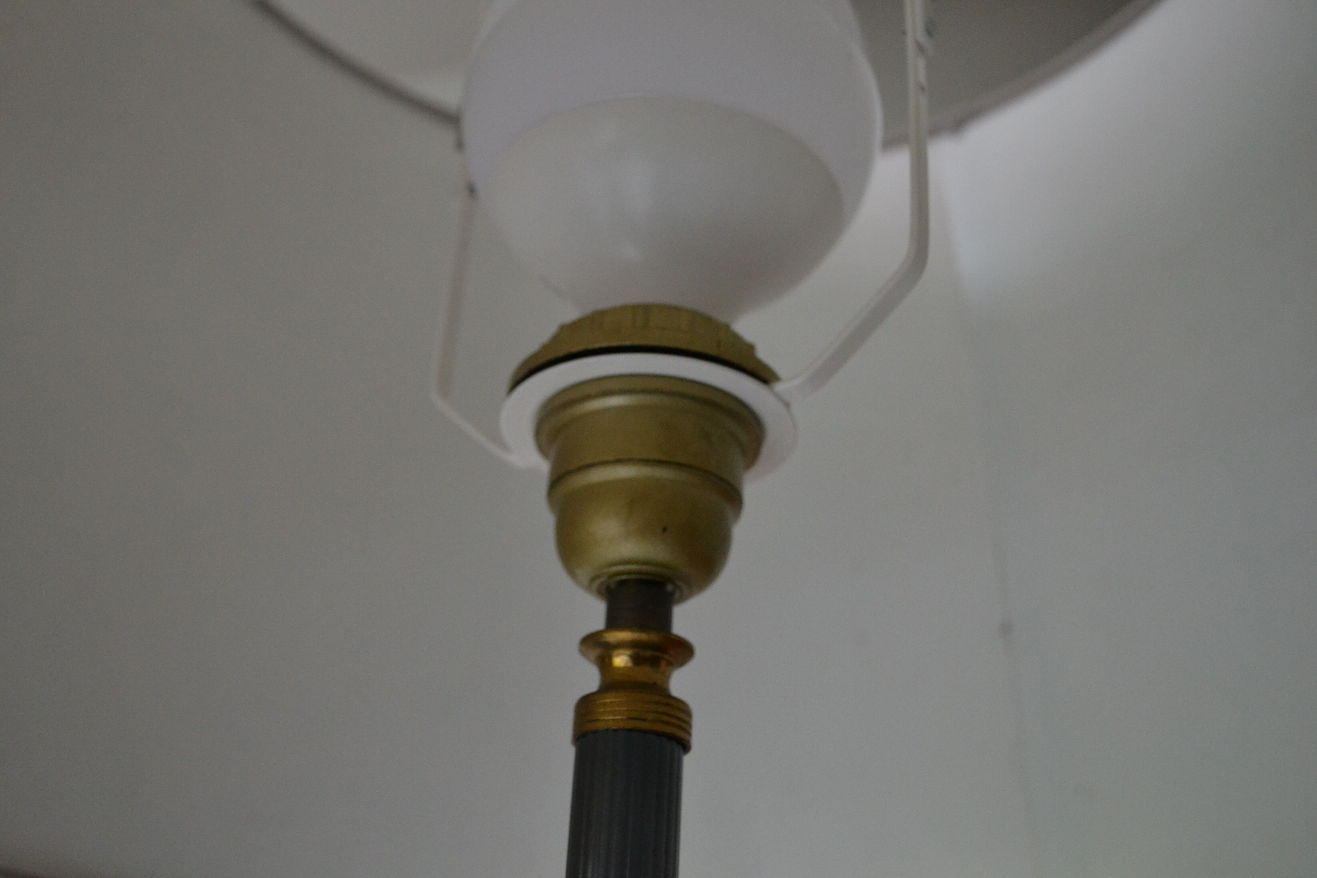 Lampadaire vintage années 50/60 Lunel en laiton et cuivre