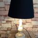 Lampe de prestige Onyx véritable et bronze doré ciselé