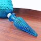 Empoli Diamond Cut Blue Carafe