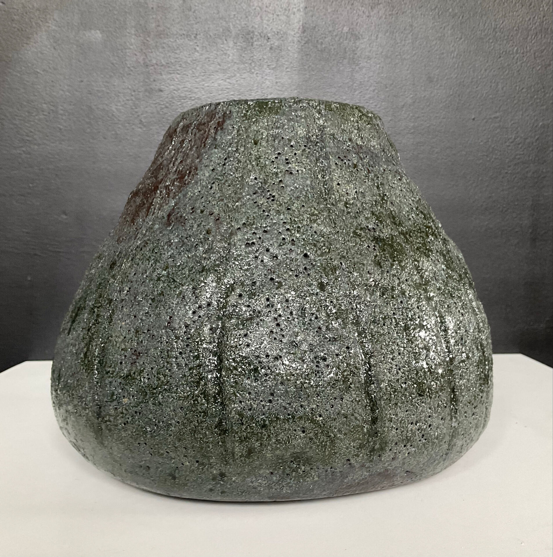 Vintage brutalist ceramic vase