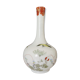 Vase soliflore Japanese porcelain decoration flowers and hand-painted bird