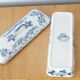 Comb holder or old Sarreguemines pen holder in earthenware, Bertha model
